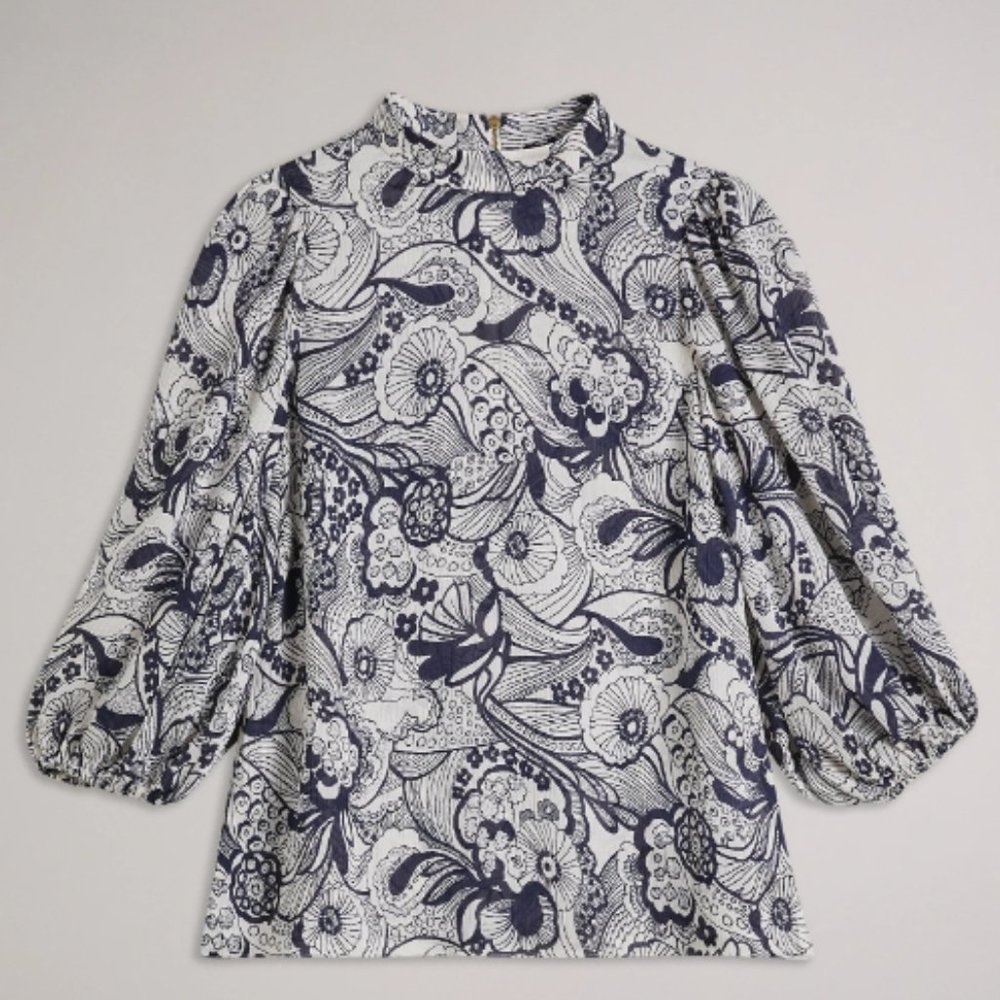 Ted Baker Johsiie Blouse - Size 4/Small